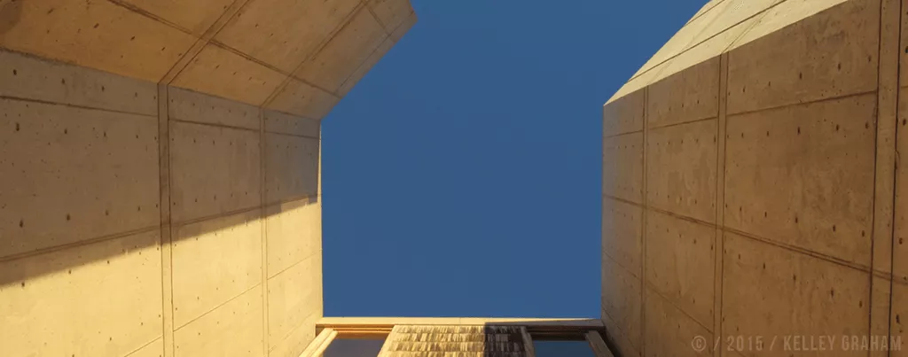 Salk Institute Courtyard Blue Sky 